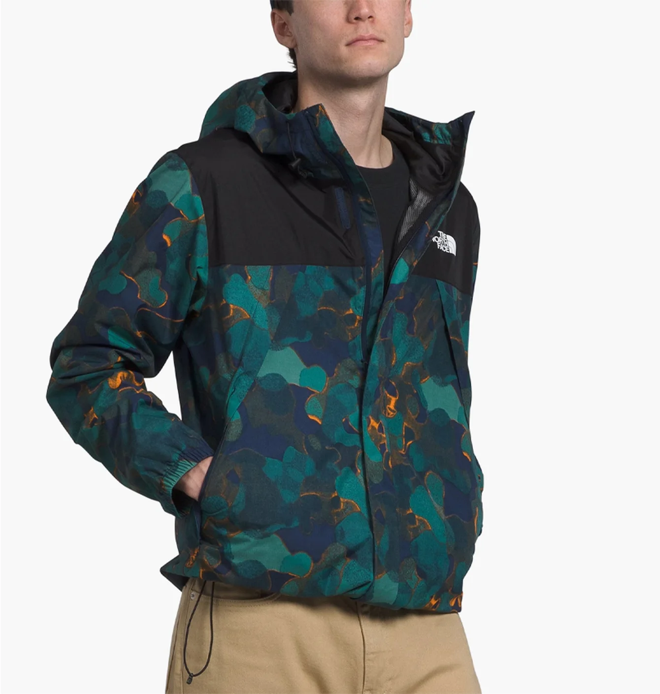 Куртка чоловіча The North Face Antora Summit Navy Camo Print Jacket Blue NF0A7QEYO27