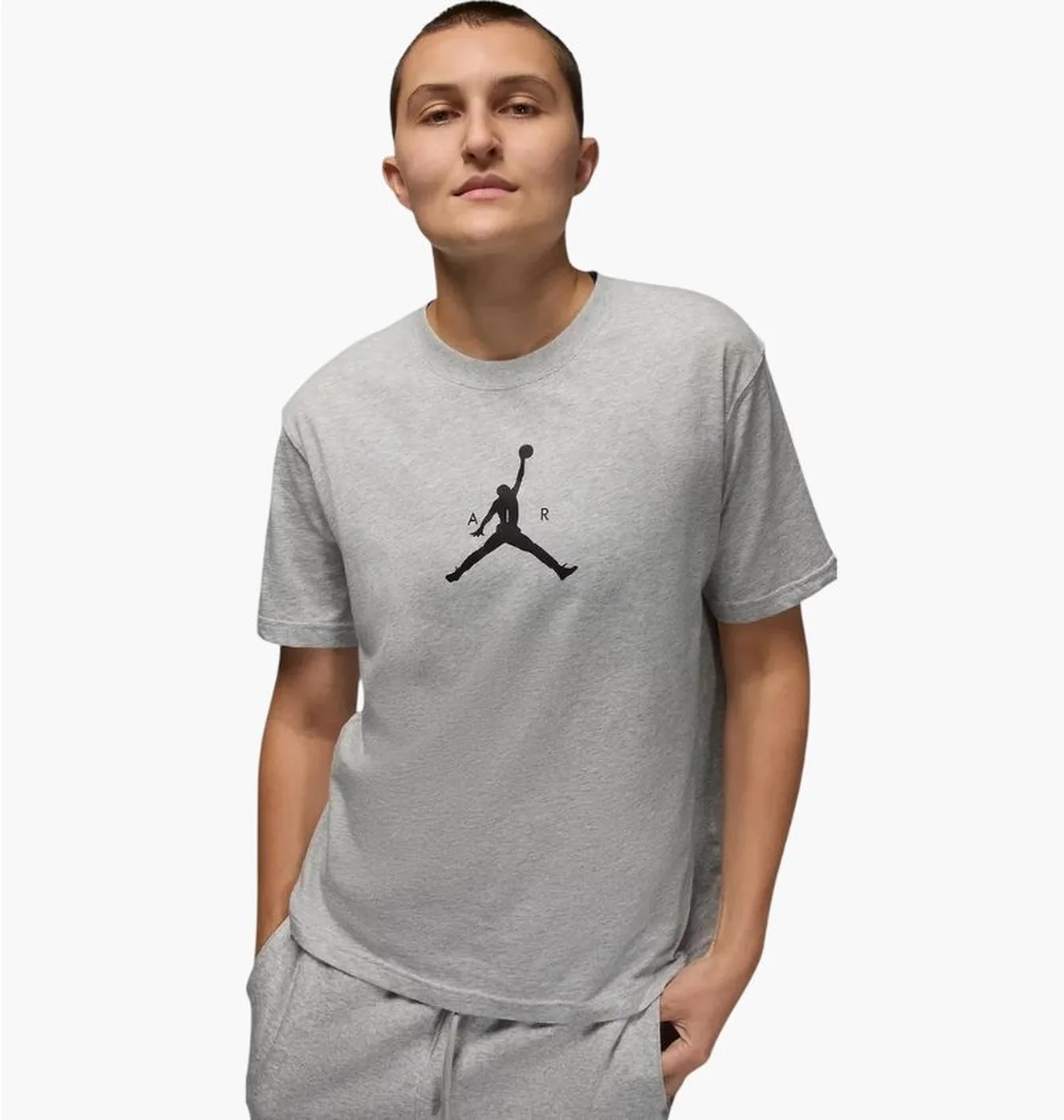 Футболка жіноча Air Jordan Jumpman Grey IM9809-052