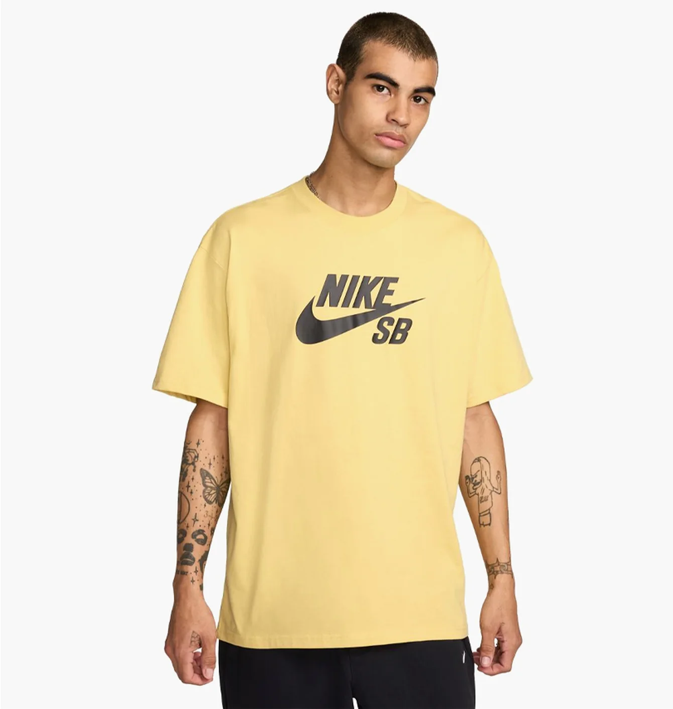 Футболка чоловіча Nike Msb Tee Logo Hbr Yellow CV7539-700