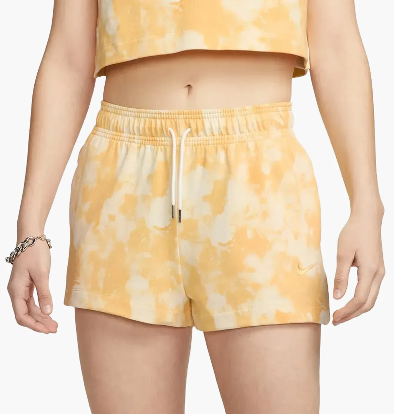 Шорти жіночі Nike W Nsw Wve Dye Jrsy Short A3 Yellow DV7922-795