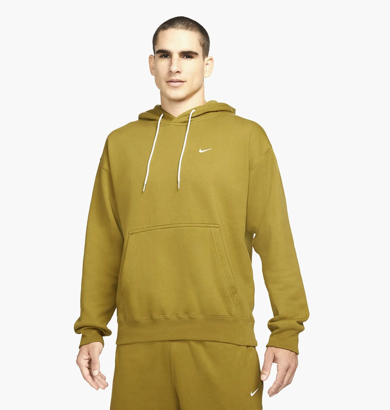Худі чоловіче Nike Mens Fleece Hoodie Olive CV0552-318