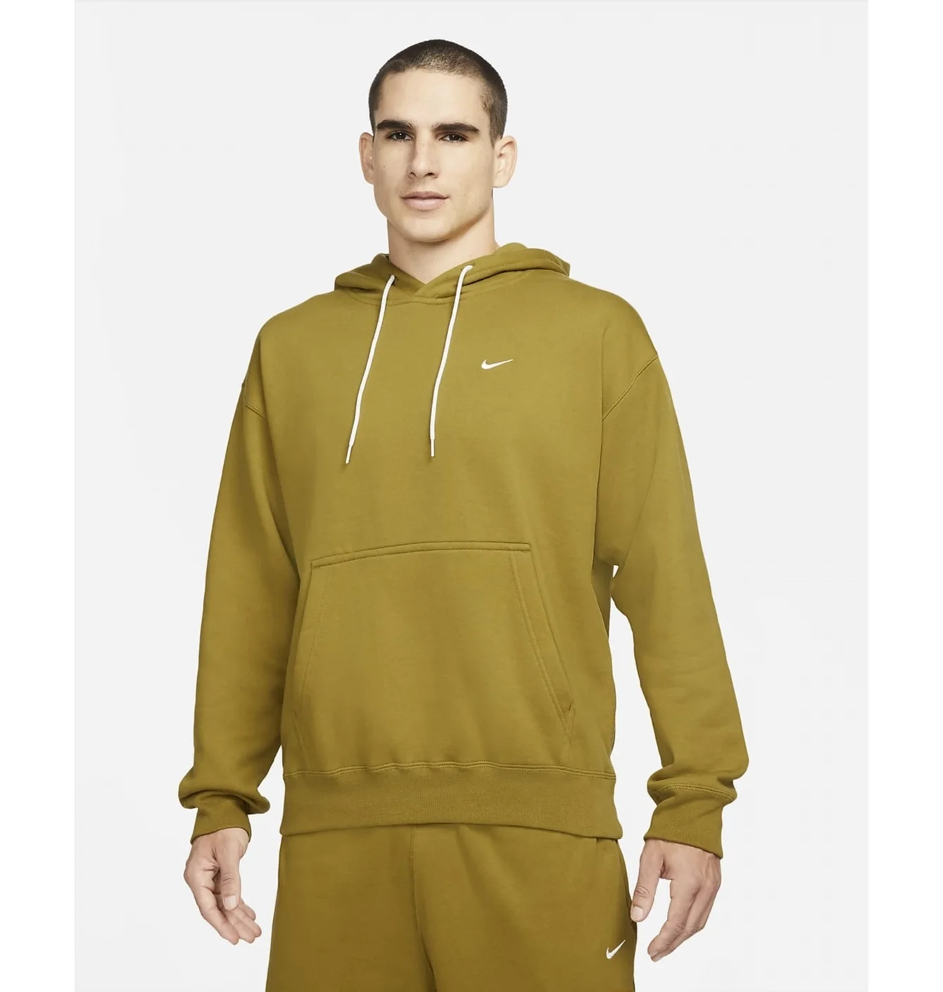 Худі чоловіче Nike Mens Fleece Hoodie Olive CV0552-318