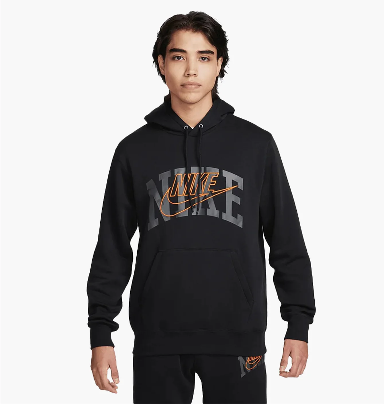 Худі чоловіче Nike Club Bb Po Hdy Arch Gx Black FV4447-010