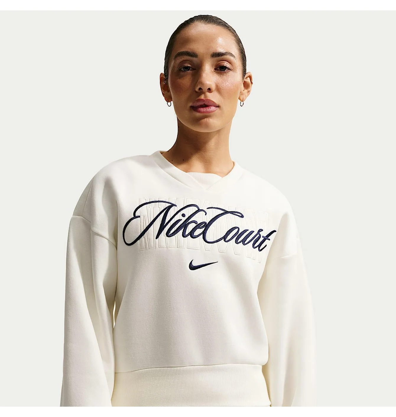 Світшот жіночий Nike Nkct Crt Cltn Flc Crew White IB0757-133