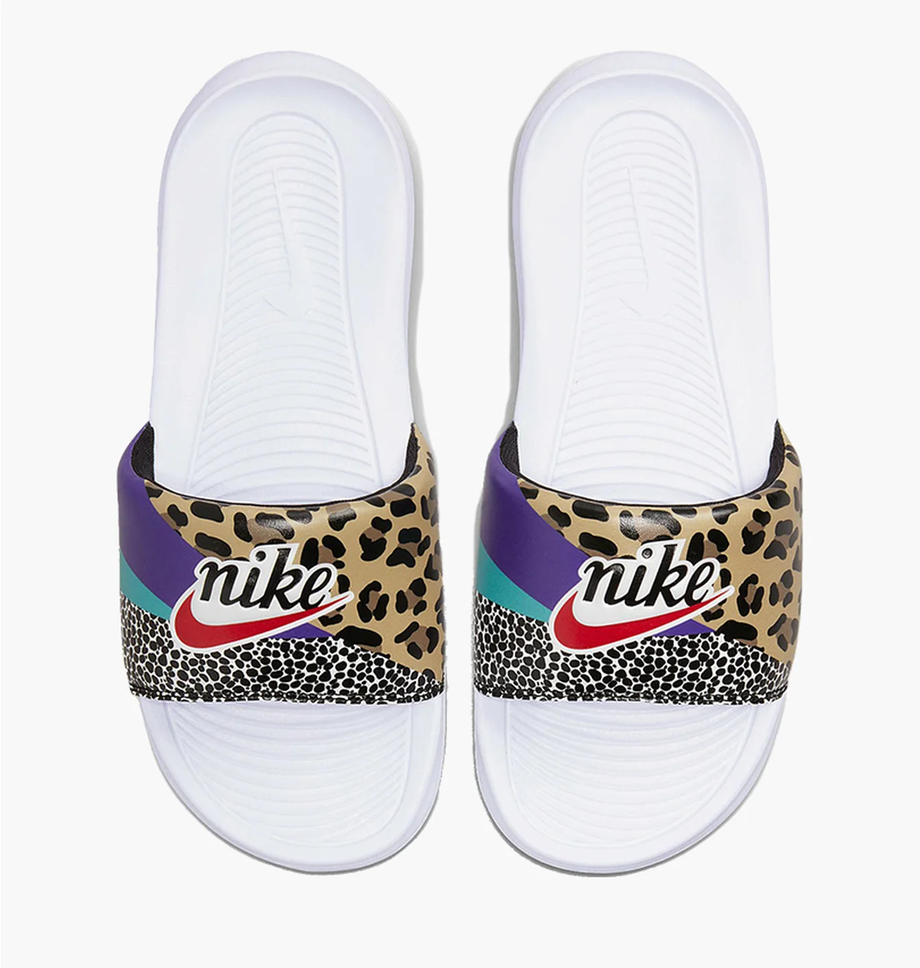 Тапочки жіночі Nike Victori One Slide Print White CN9676-104