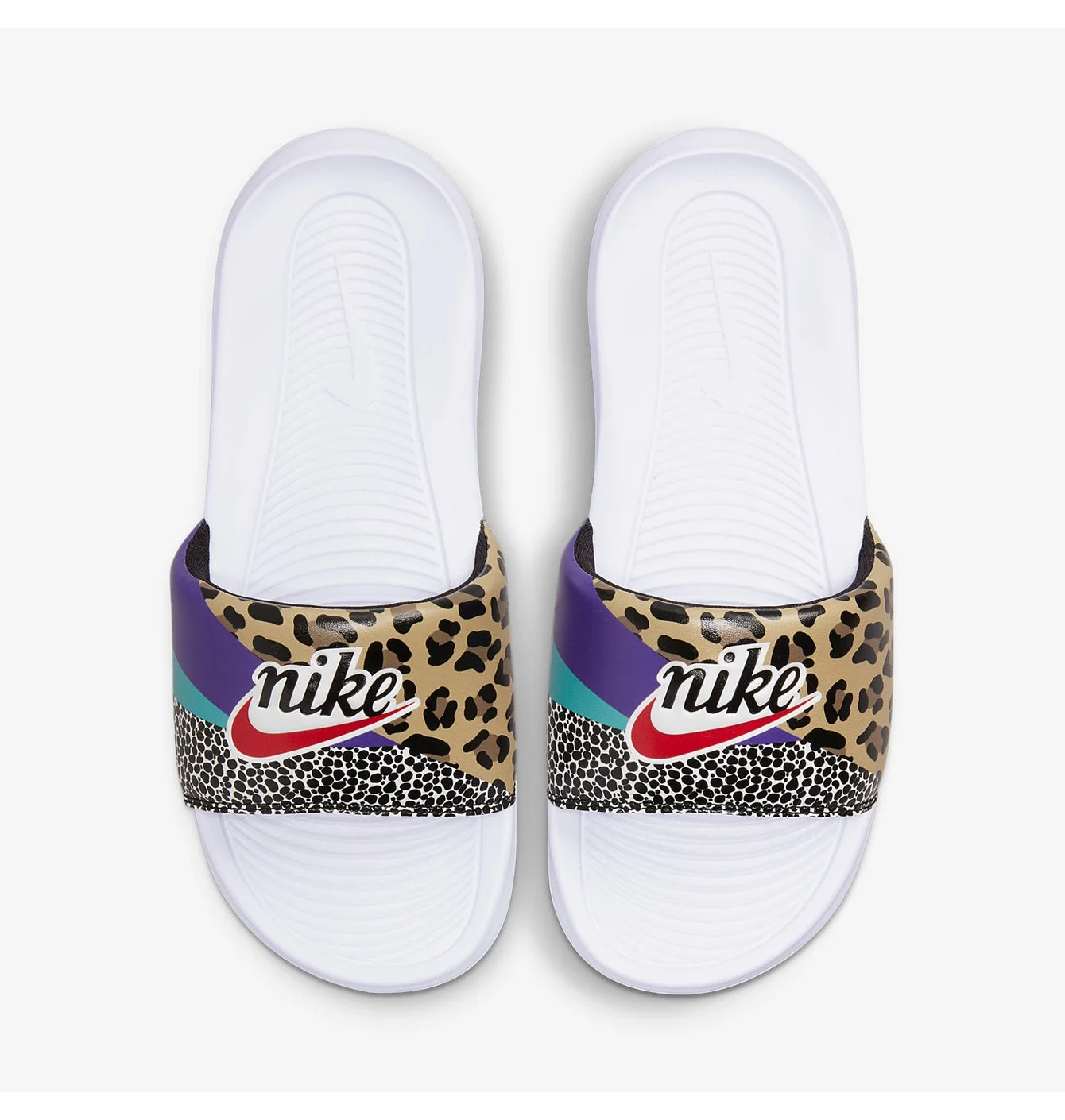 Тапочки жіночі Nike Victori One Slide Print White CN9676-104