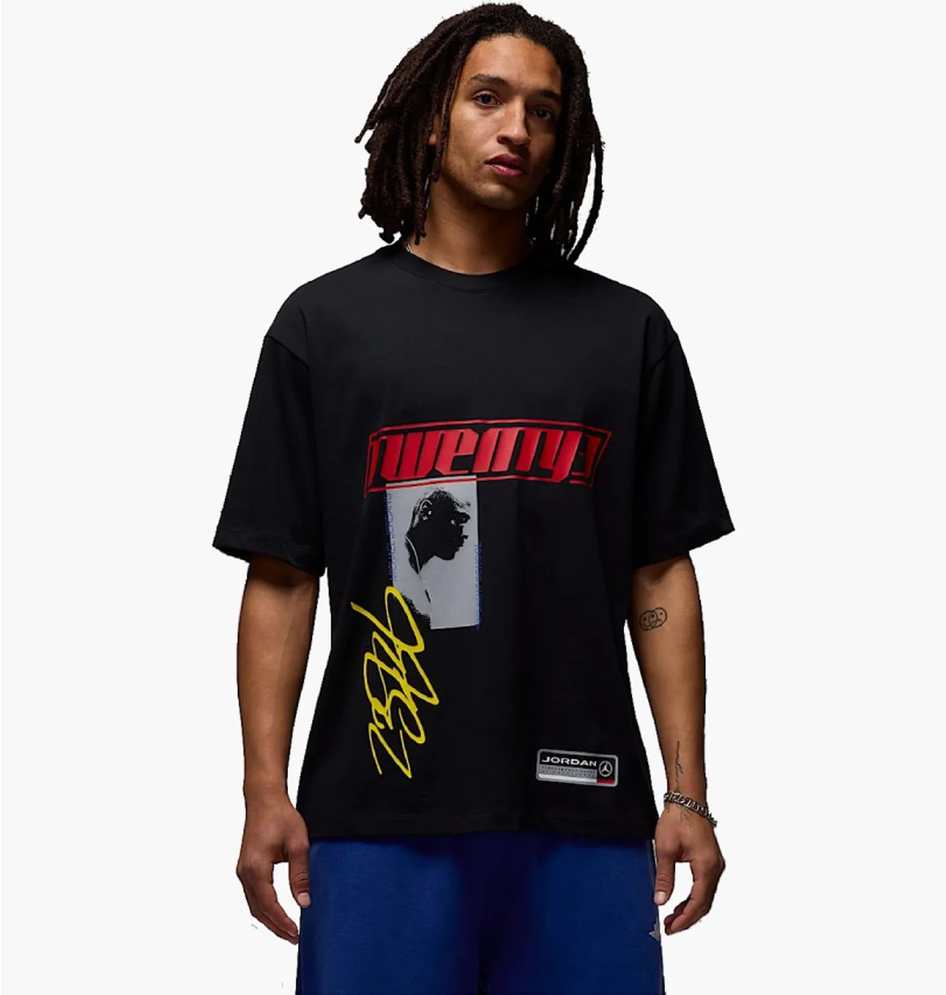 Футболка чоловіча Air Jordan Ess Ovsz Ss Crew Black HJ2366-010