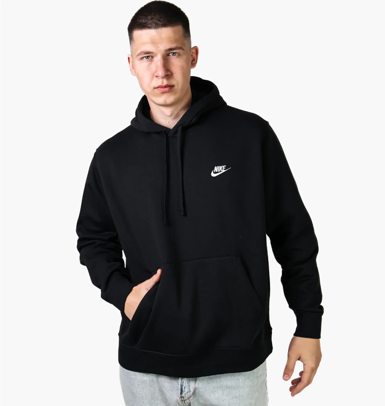 Худі чоловіче Nike NSW Club Crew Black BV2654-010