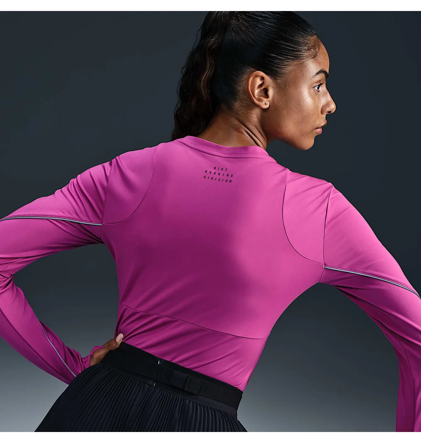 Лонгслів жіночий Nike Running Division Violet FV6418-518