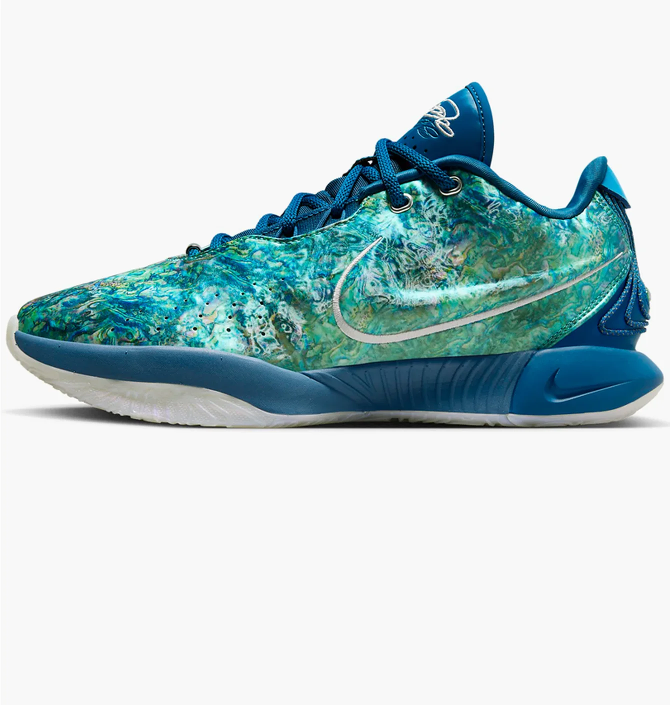 Кросівки унісекс Nike Lebron Xxi Abalone Basketball Shoes Turquoise FN0708-400