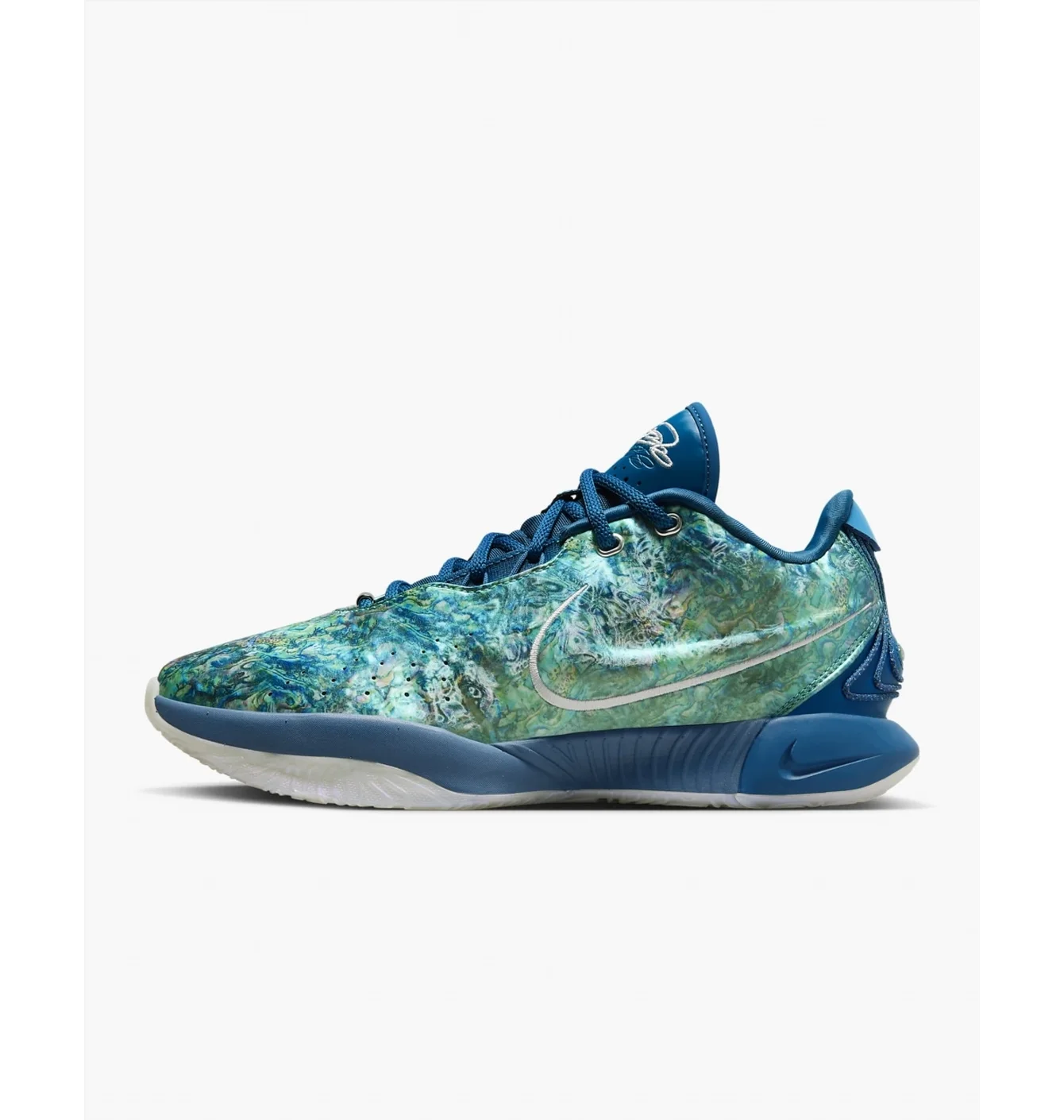 Кросівки унісекс Nike Lebron Xxi Abalone Basketball Shoes Turquoise FN0708-400