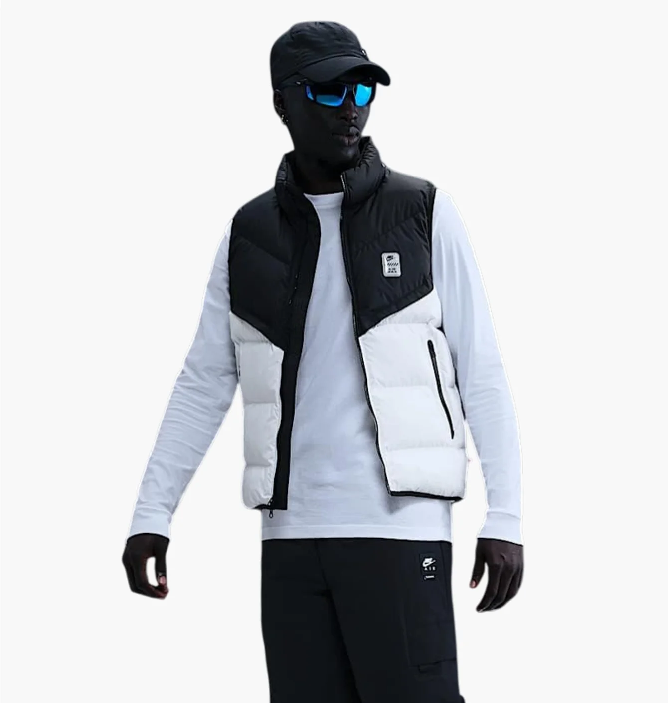 Жилетка чоловіча Nike Air Max Windrunner White/Black IF0398-010
