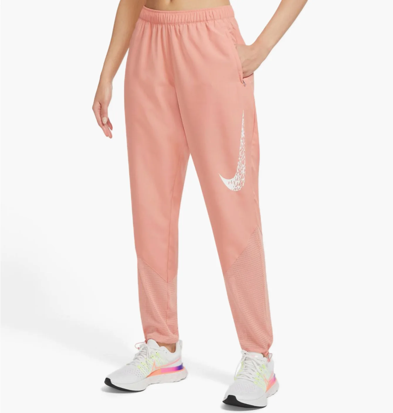Штани жіночі Nike W Nk Df Swoosh Run Pant Pink Dm7771-824