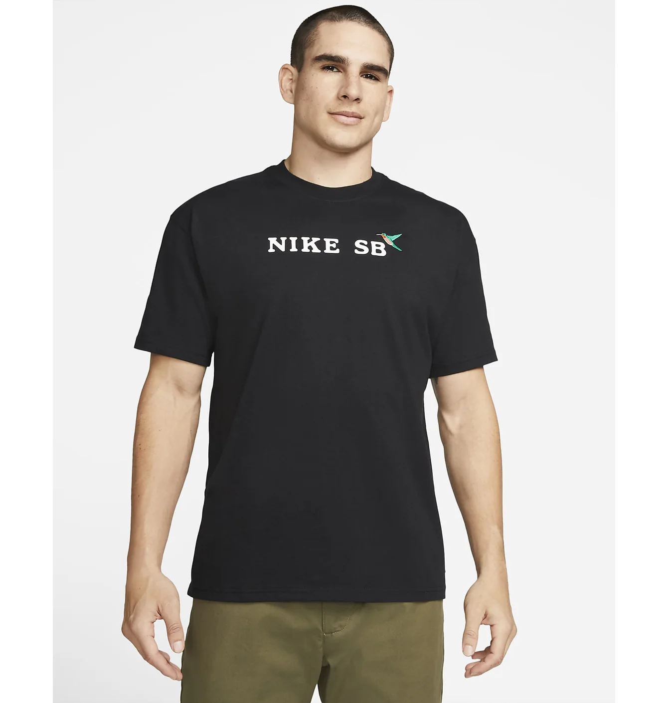 Футболка чоловіча Nike M Nk Sb Tee Hummingbird Black DN7291-010
