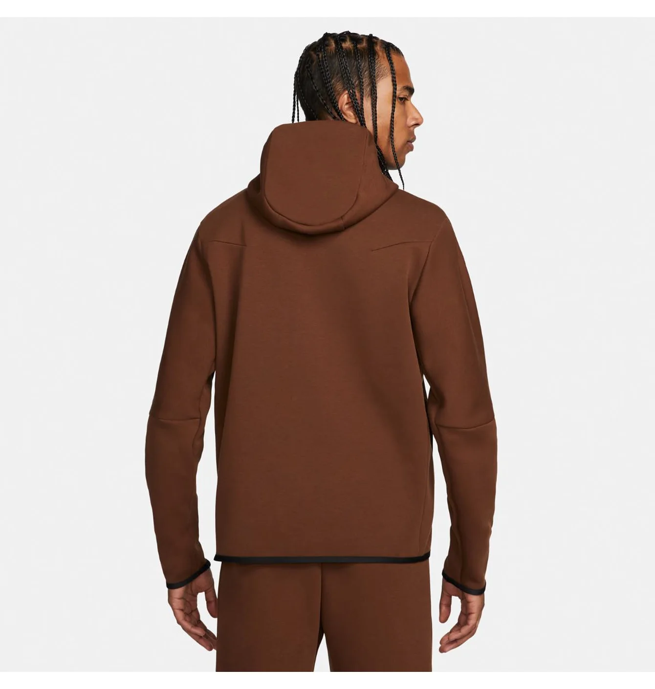 Толстовка чоловіча Nike M Nsw Tch Flc Hoodie Fz Wr Brown Cu4489-259
