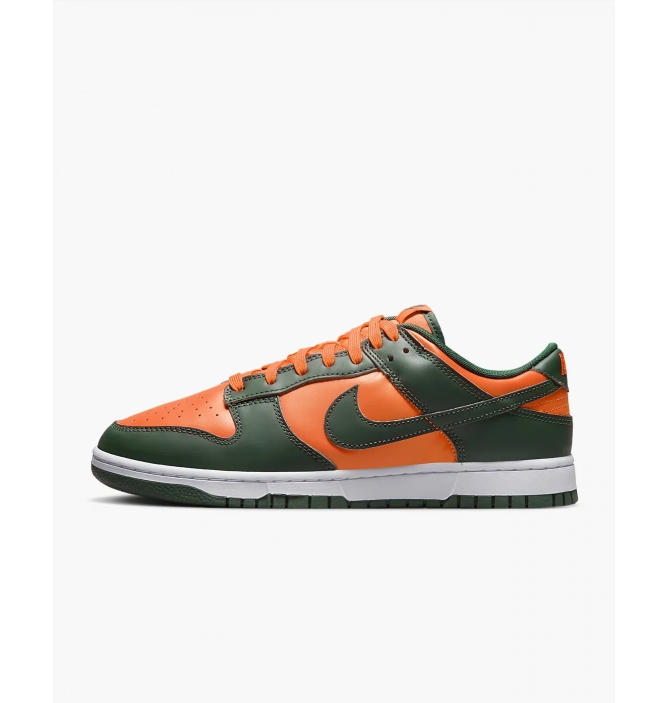 Кросівки чоловічі Nike Dunk Low Retro Green/Orange DD1391-300