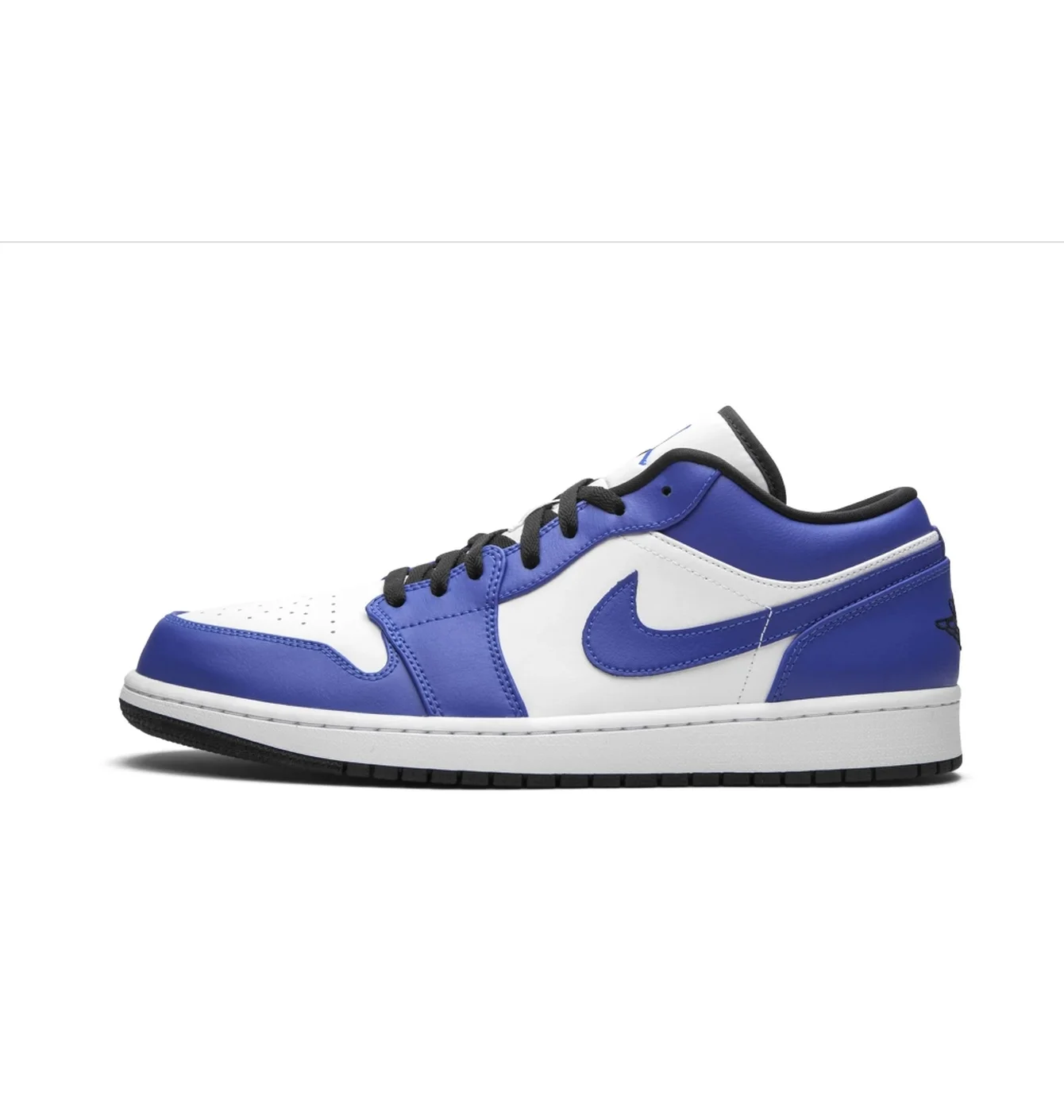 Кросівки чоловічі Air Jordan 1 Low White/Blue 553558-124