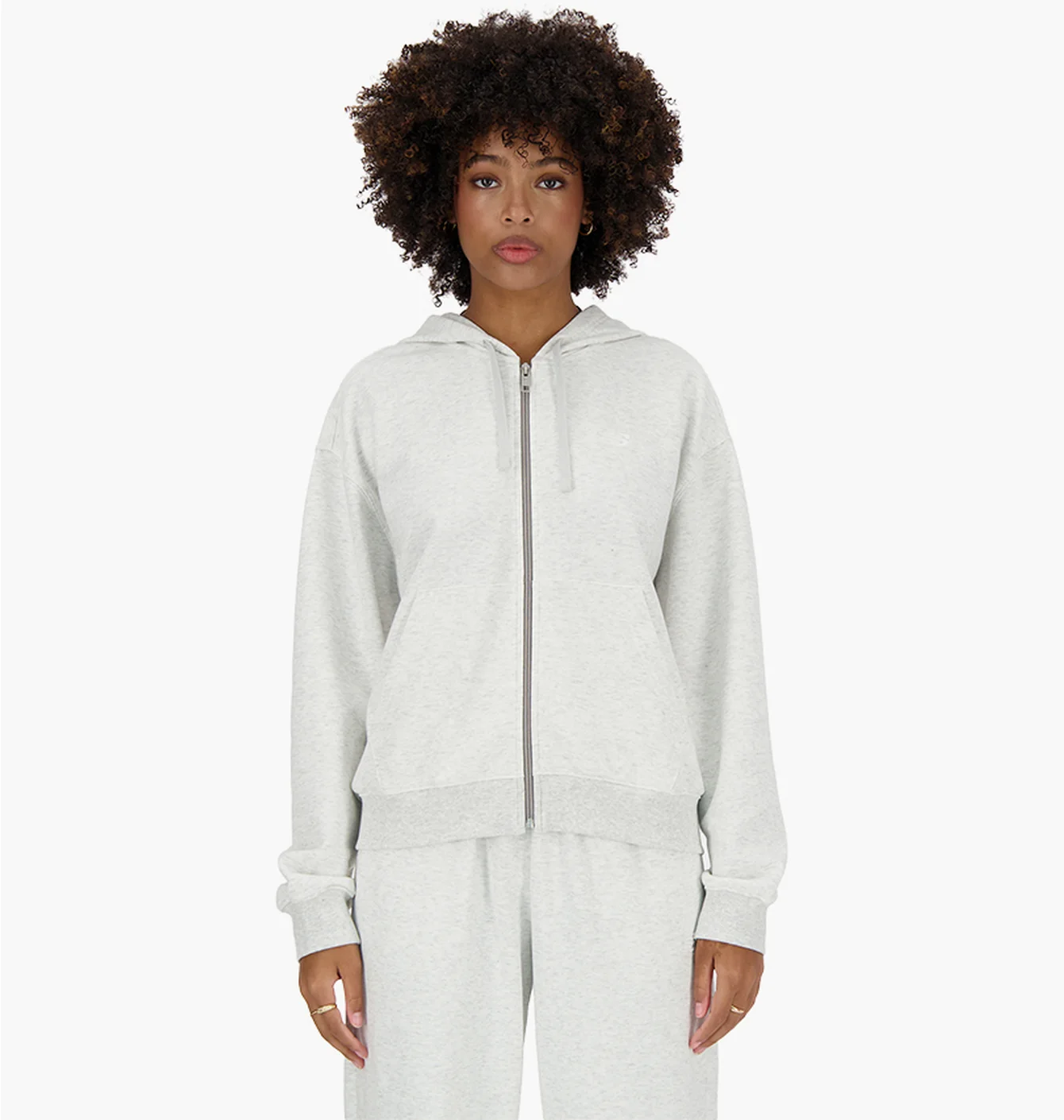 Толстовка жіноча New Balance Full-Zip White WJ41501AHH