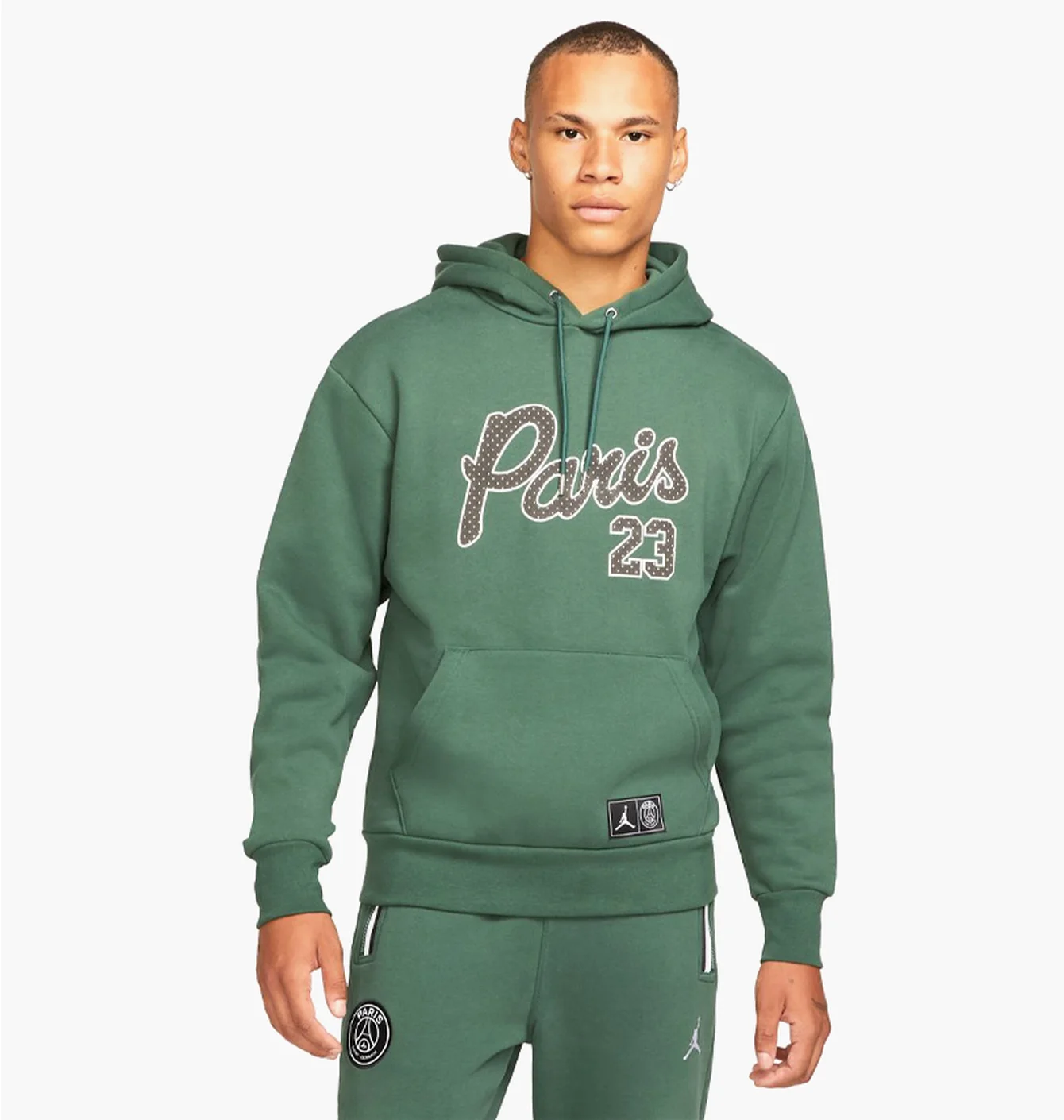 Худі чоловіче Air Jordan Paris Saint-Germain Statement Fleece Pullover Green DB6496-333