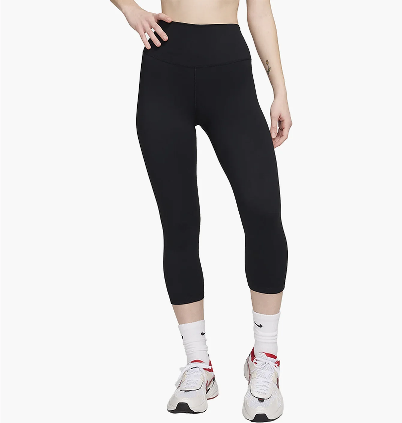 Легінси жіночі Nike One High-Waisted Crop Leggings Black FN3236-010