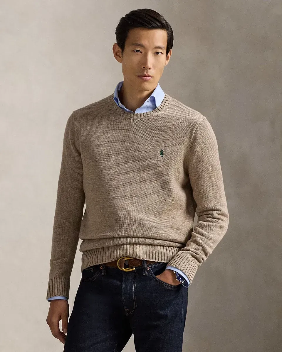 Кофта чоловіча Polo Ralph Lauren Cotton Crewneck Jumper (710810846036)
