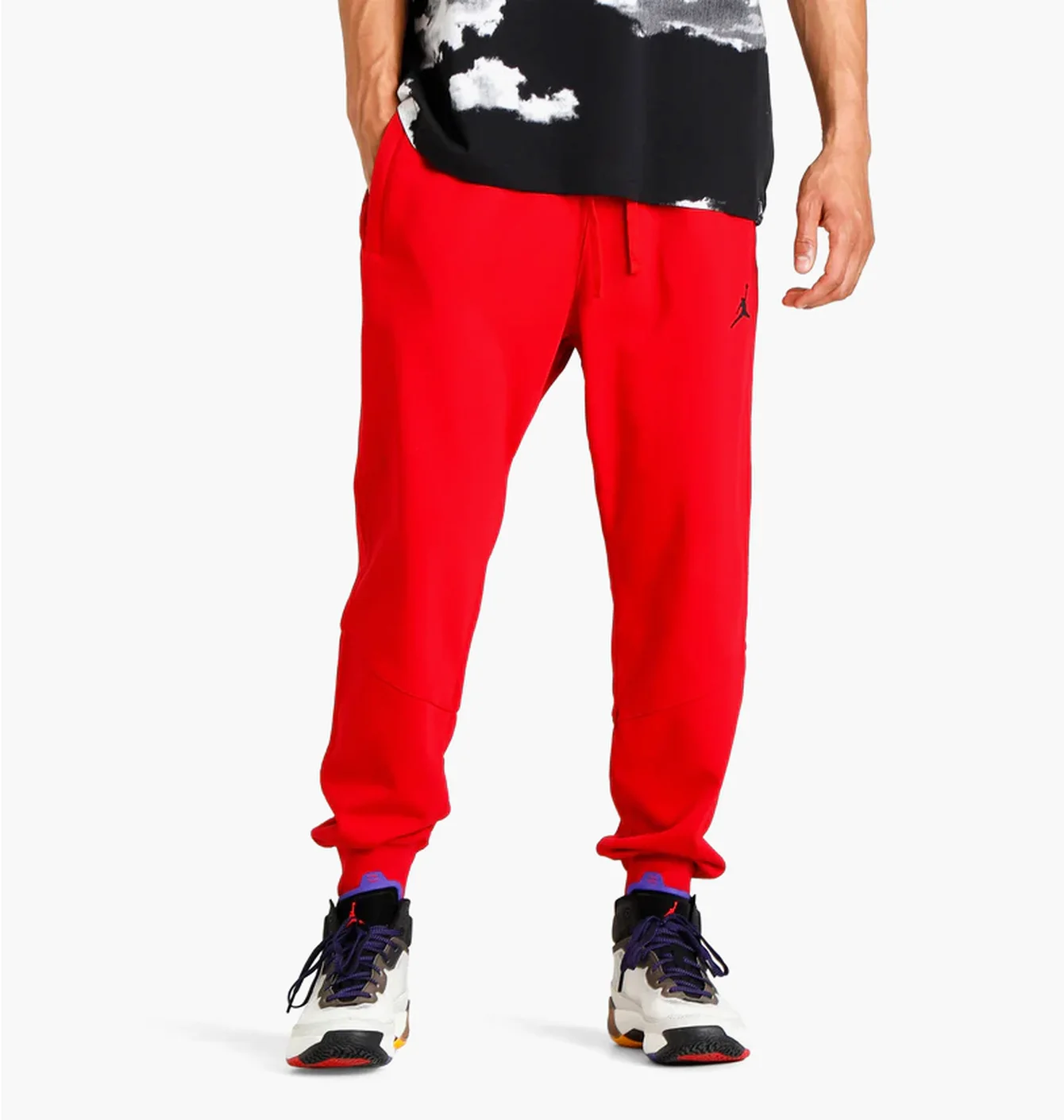 Штани чоловічі Air Jordan Dri-Fit Sport Crossover S Fleece Pants Red Dq7332-687