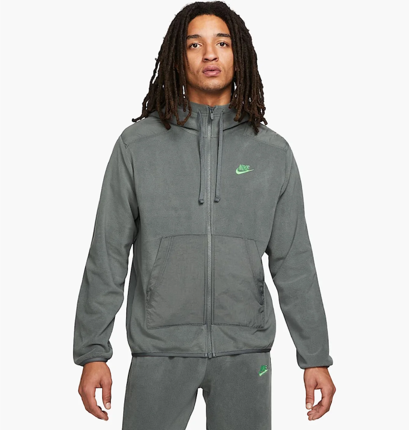 Толстовка чоловіча Nike Teddy Fleece Grey DD4882-068