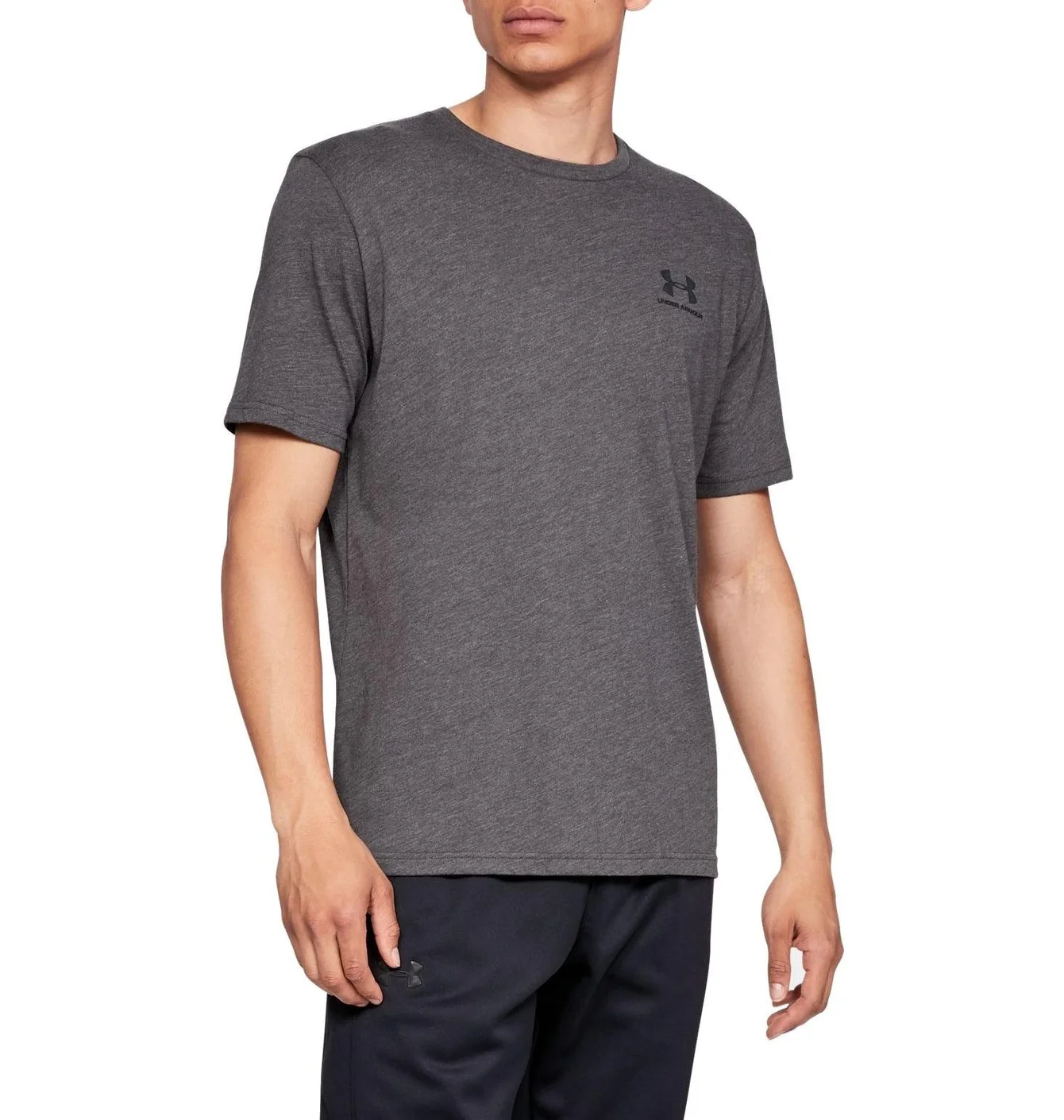 Футболка чоловіча Under Armour Sportstyle Lc Ss Grey 1326799-019