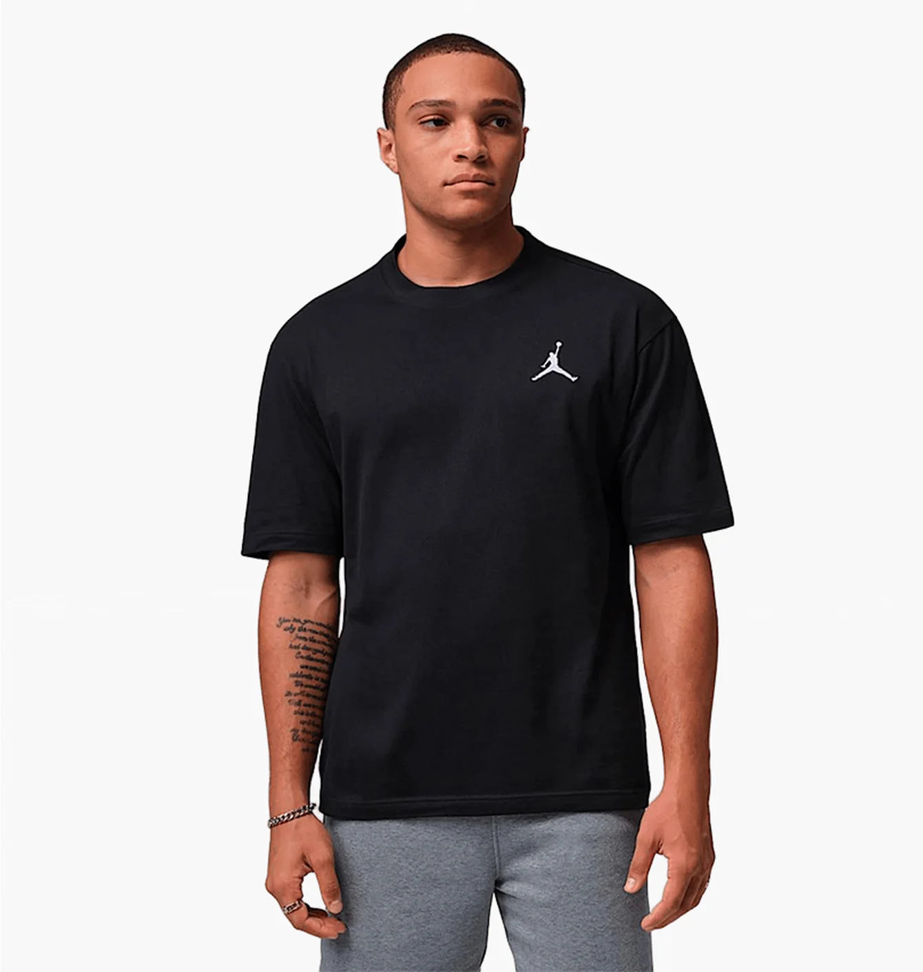 Футболка чоловіча Air Jordan J Jumpman Emb Ss Crew Black IF5566-010