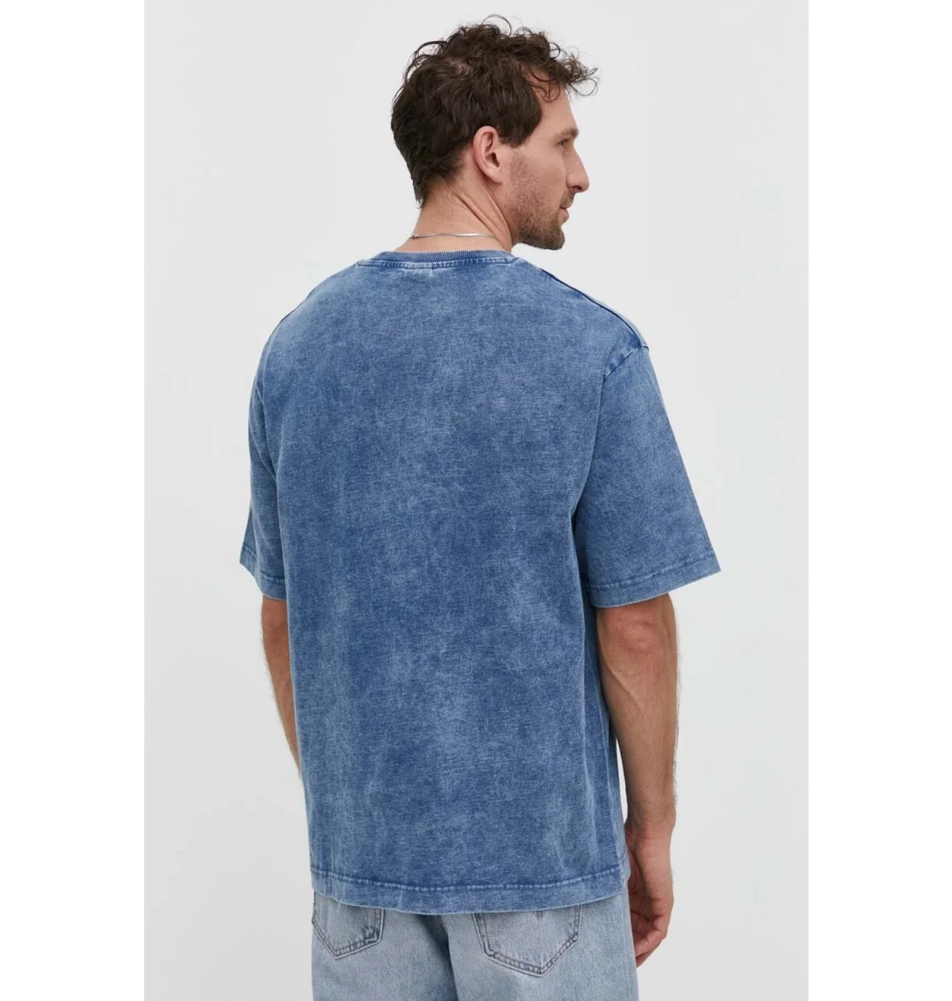 Футболка чоловіча G-Star Indigo Boxy Ts Faded Blue D24436-D588