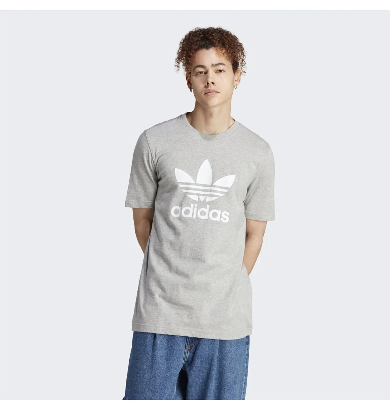 Футболка чоловіча Adidas Adicolor Classics Trefoil Tee Grey IM4504
