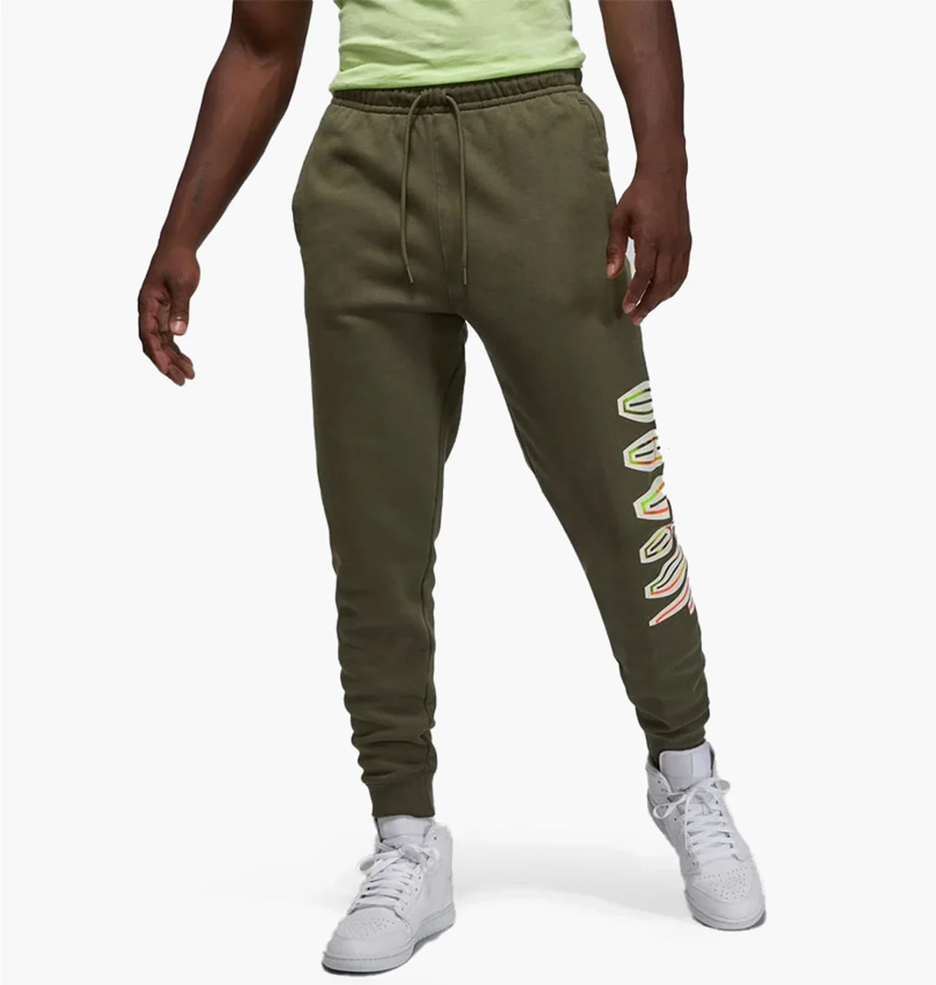 Штани чоловічі Air Jordan M J Flt Mvp Fleece Pant Green Dv1603-325