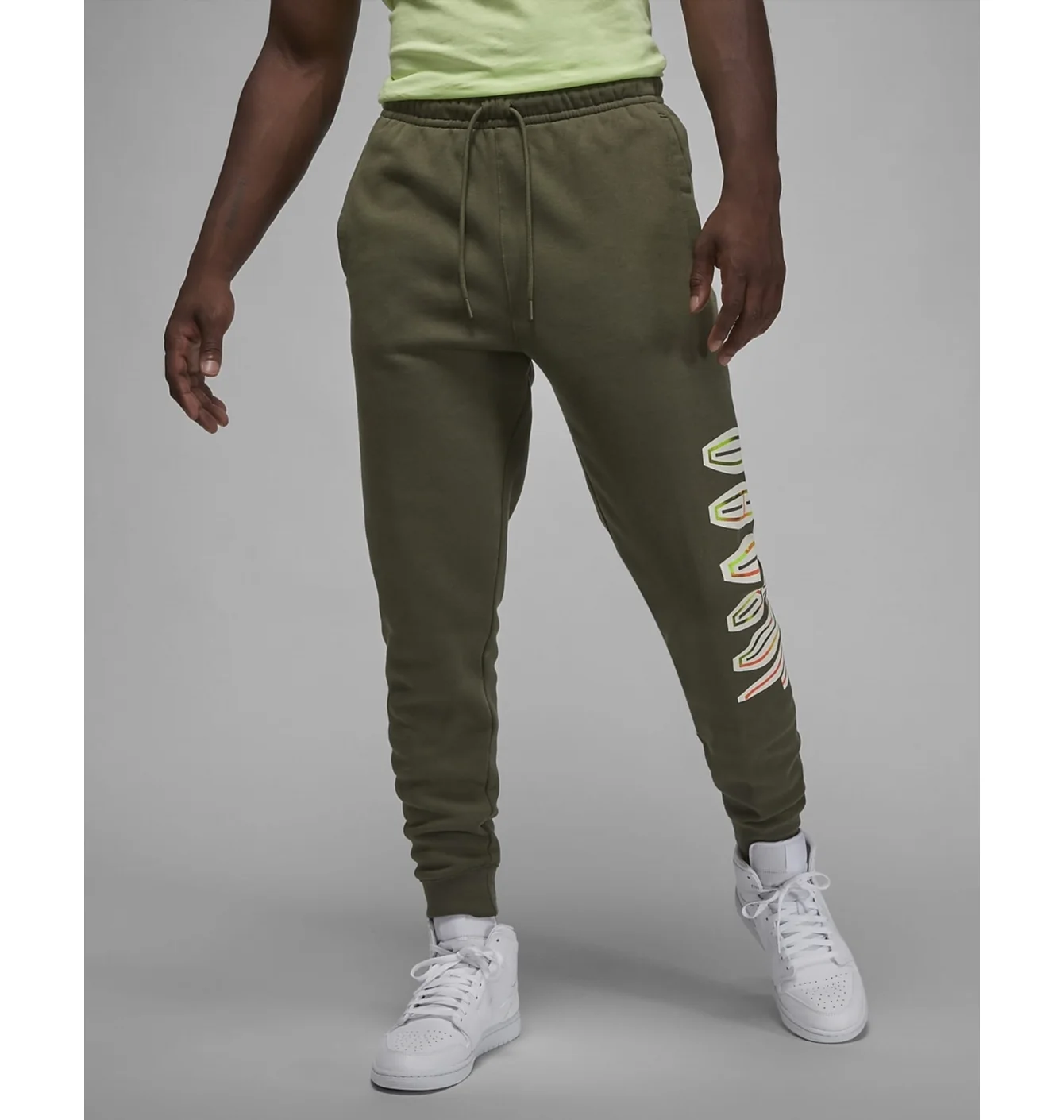 Штани чоловічі Air Jordan M J Flt Mvp Fleece Pant Green Dv1603-325