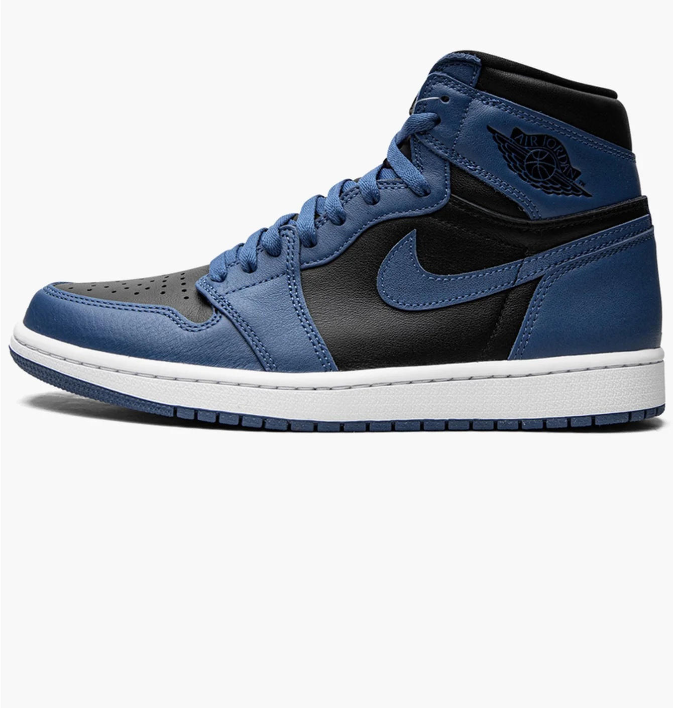 Кросівки чоловічі Air Jordan 1 High Og Black/Blue 555088-404