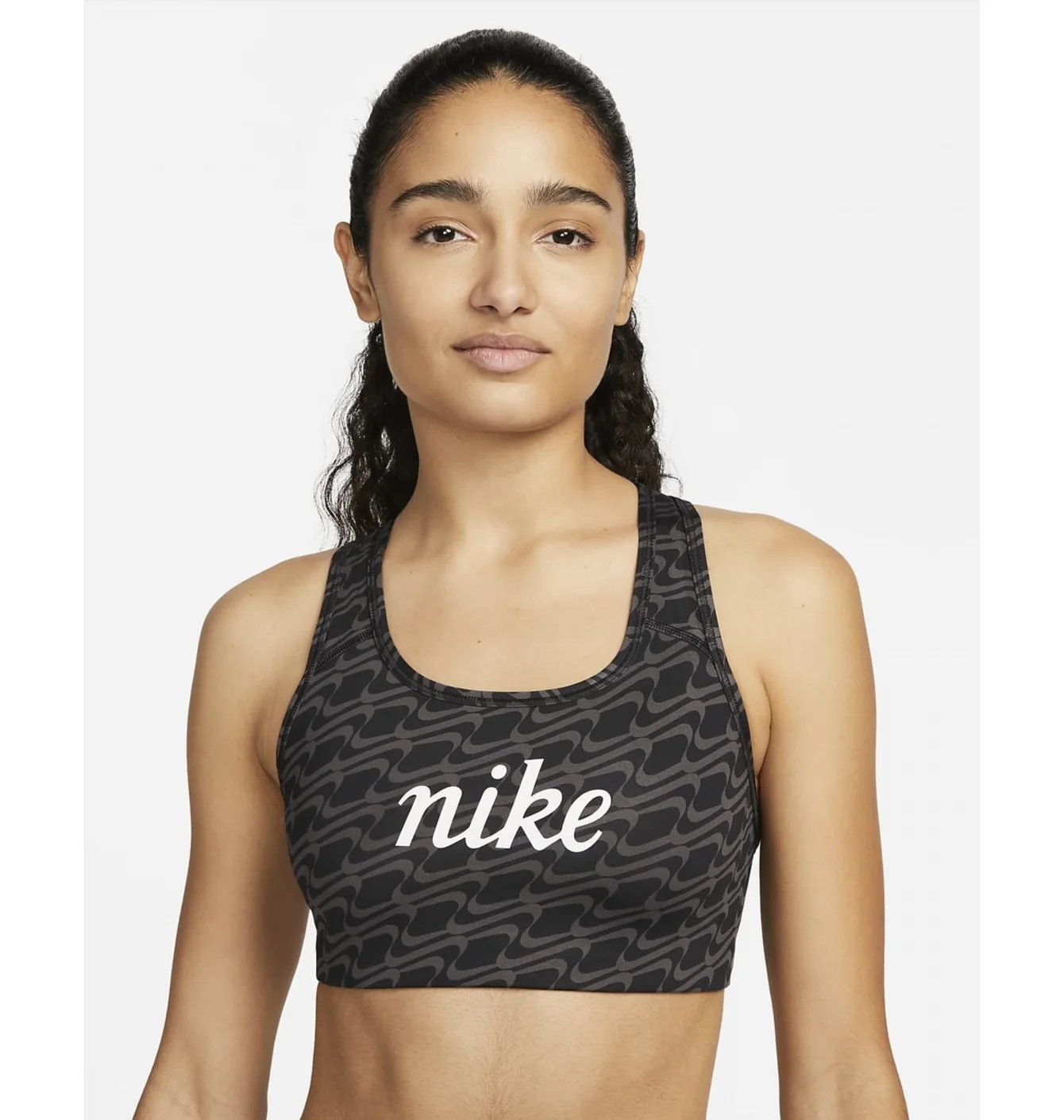 Топ жіночий Nike Swoosh Icon Clash Black DQ5121-010