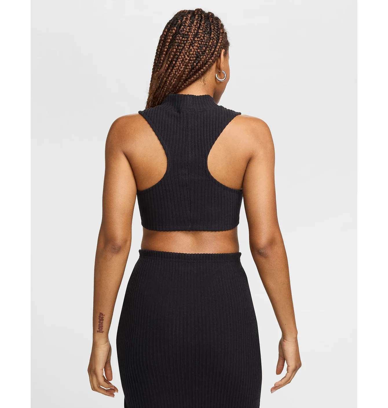 Топ жіночий Nike Chll Knt Rib Crp Tnk Black FN3677-010