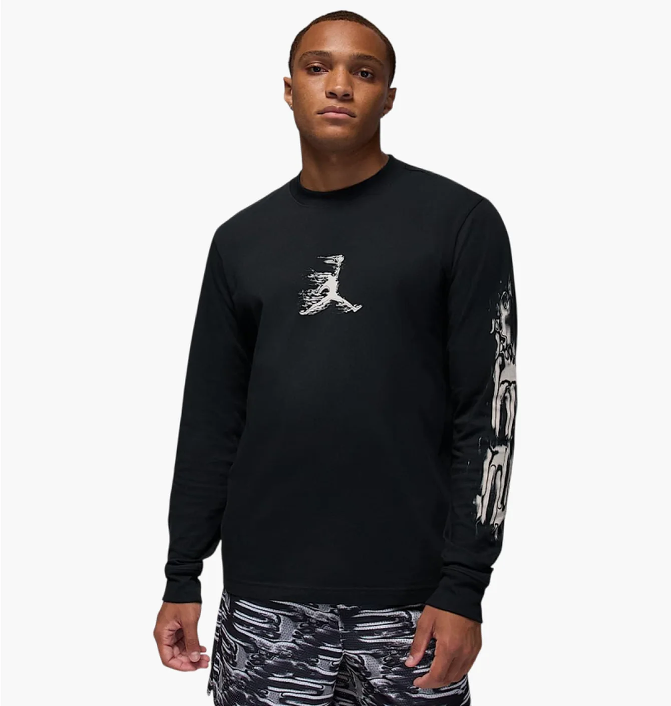 Лонгслів чоловічий Air Jordan Sport Dri-Fit Black HQ9038-010