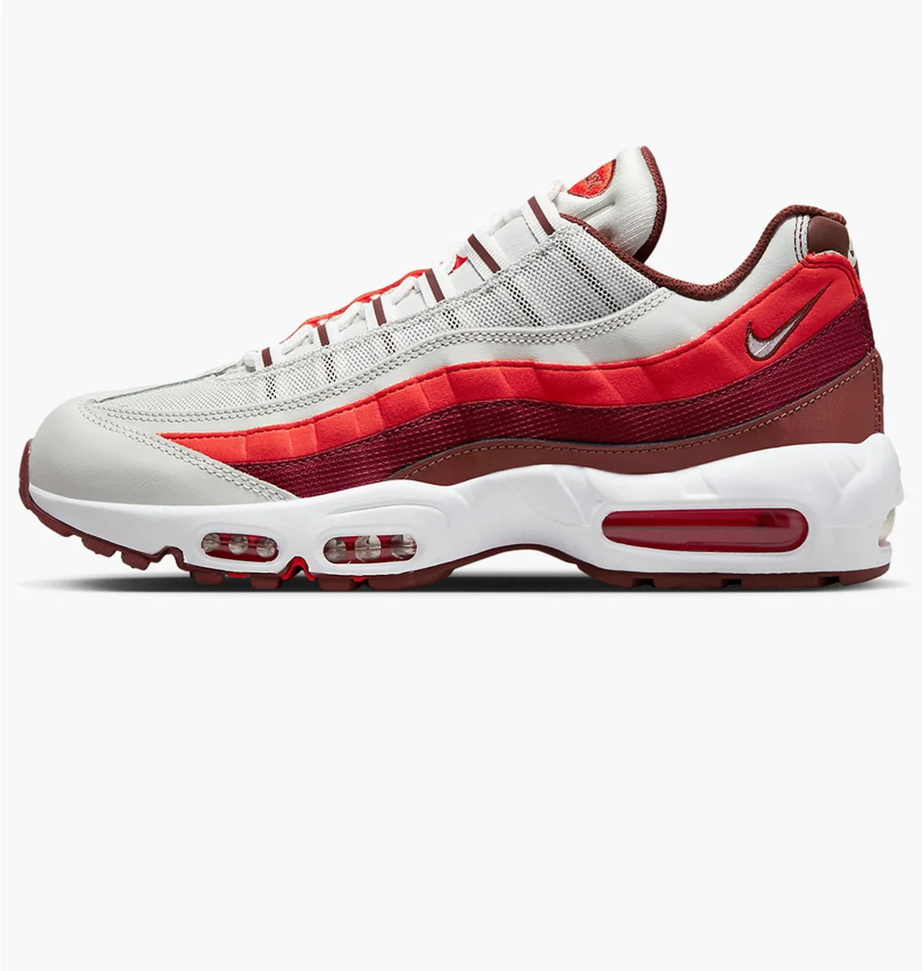 Кросівки чоловічі Nike Air Max 95 White/Red DM0011-005
