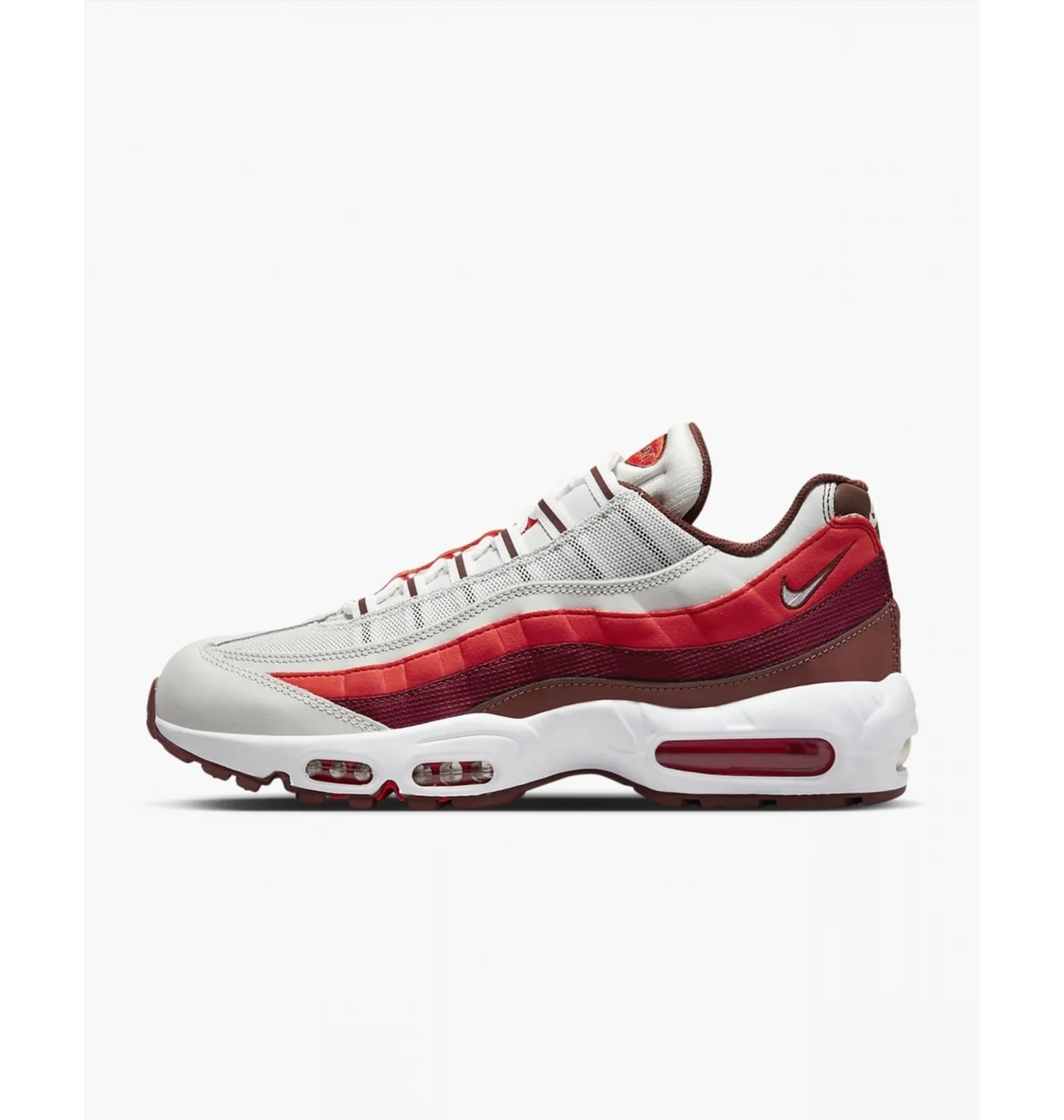 Кросівки чоловічі Nike Air Max 95 White/Red DM0011-005