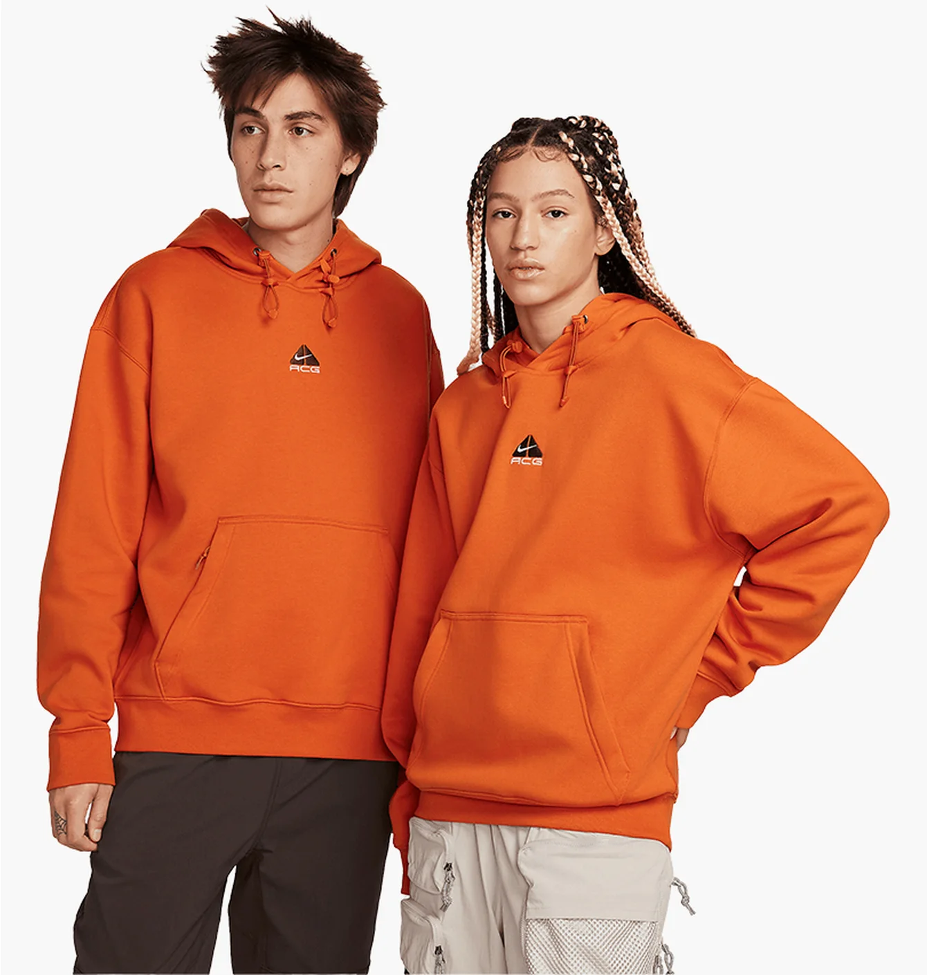 Худі чоловіче Nike Acg Therma-Fit Orange DH3087-893