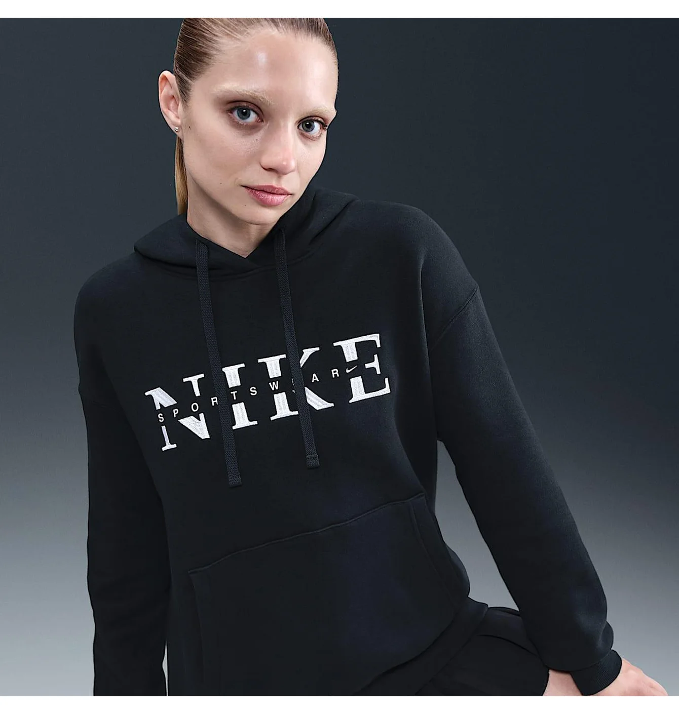 Худі жіноче Nike Nsw Phnx Flc Po Black IH4054-010