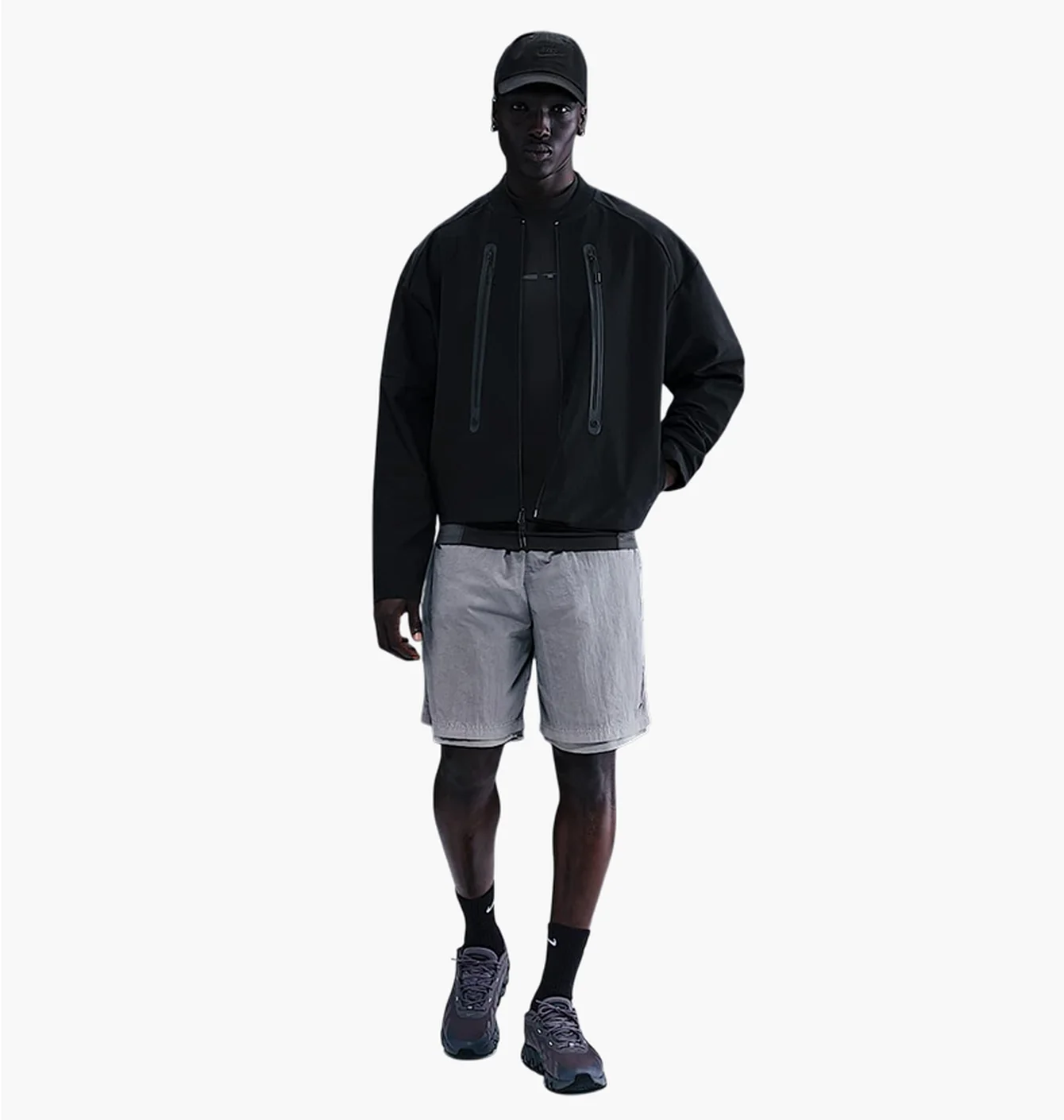Куртка чоловіча Nike Tech MenS Dri-Fit Shori Bomber Jacket Black HV0951-010