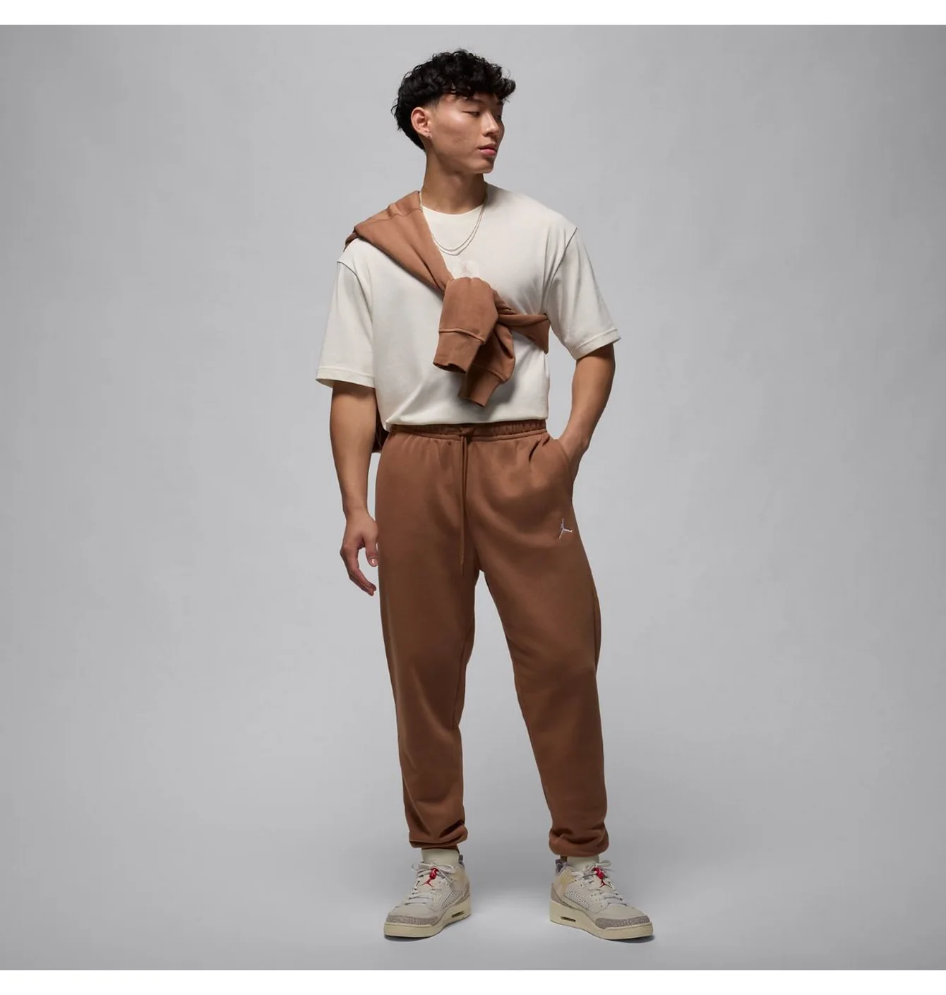 Штани чоловічі Air Jordan Brooklyn Fleece Brown FV7277-223