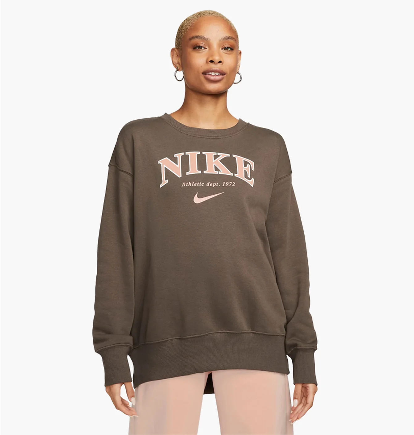 Світшот жіночий Nike Sportswear Phoenix Fleece Brown FB9960-004