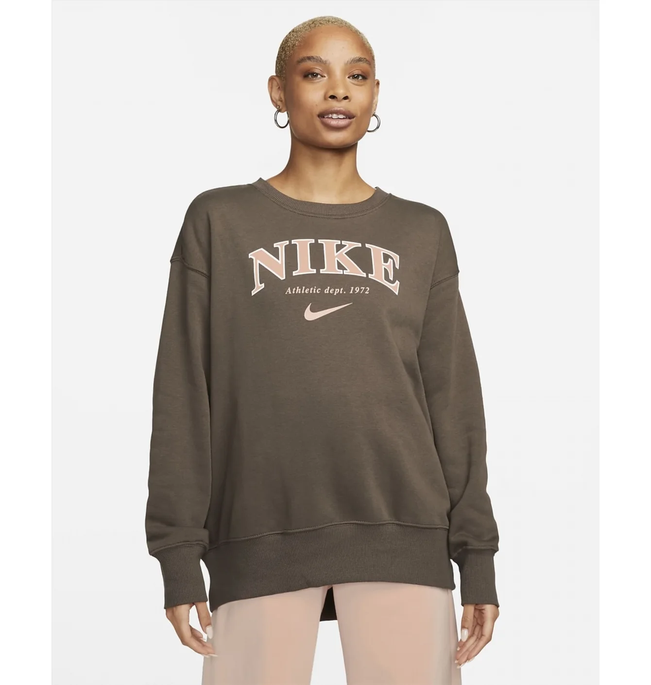 Світшот жіночий Nike Sportswear Phoenix Fleece Brown FB9960-004