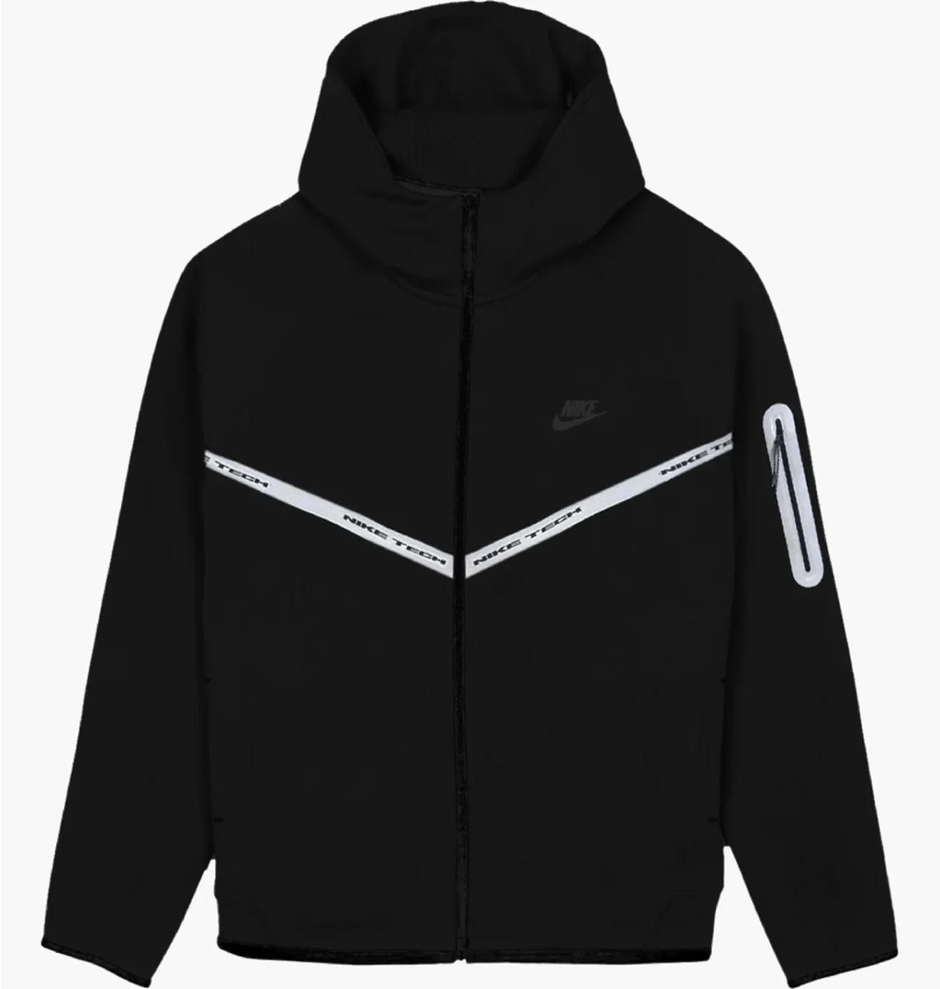 Толстовка чоловіча Nike Tech Fleece Reflective Black IM6537-010