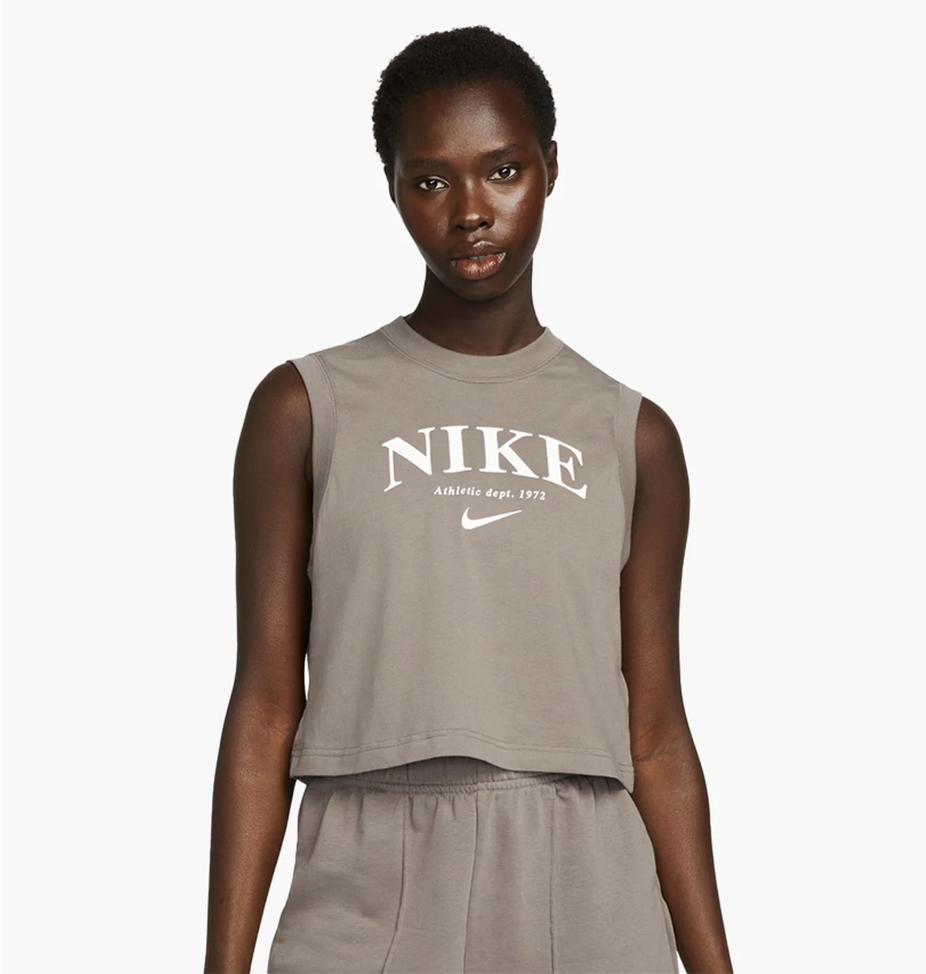 Майка жіноча Nike Sportswear WomenS Tank Grey DV0340-289