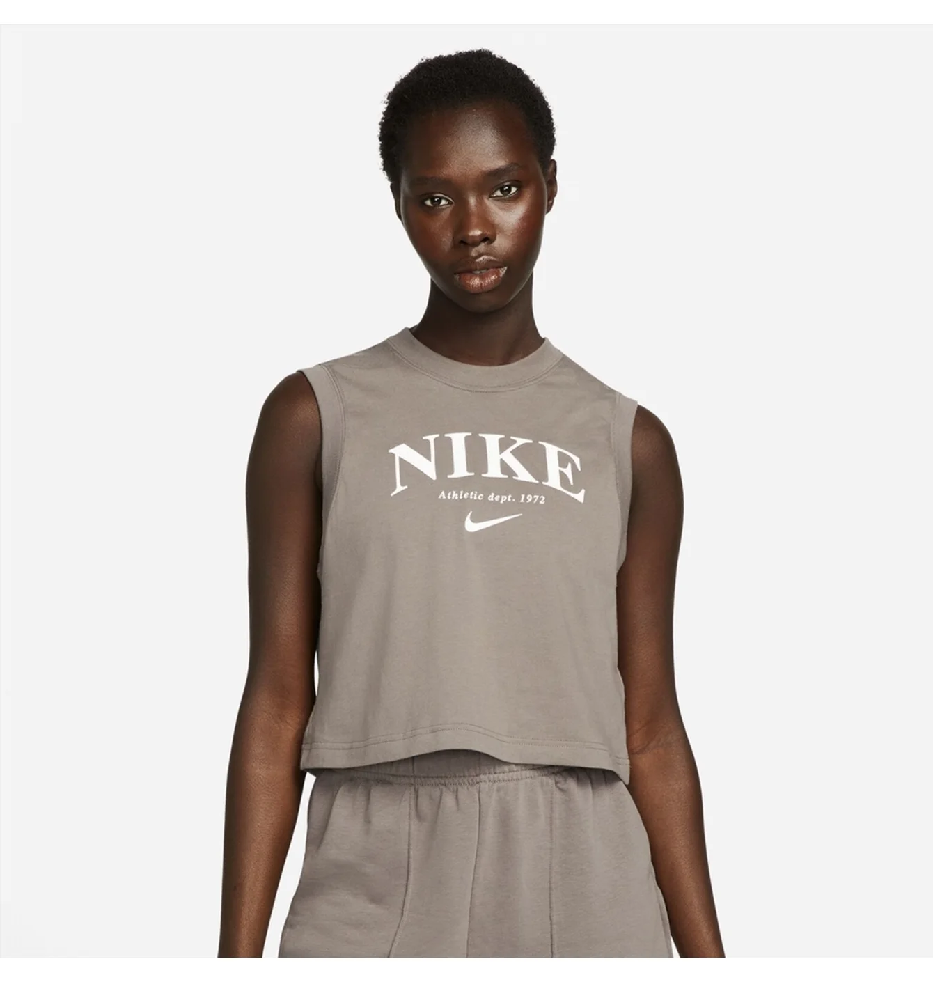 Майка жіноча Nike Sportswear WomenS Tank Grey DV0340-289