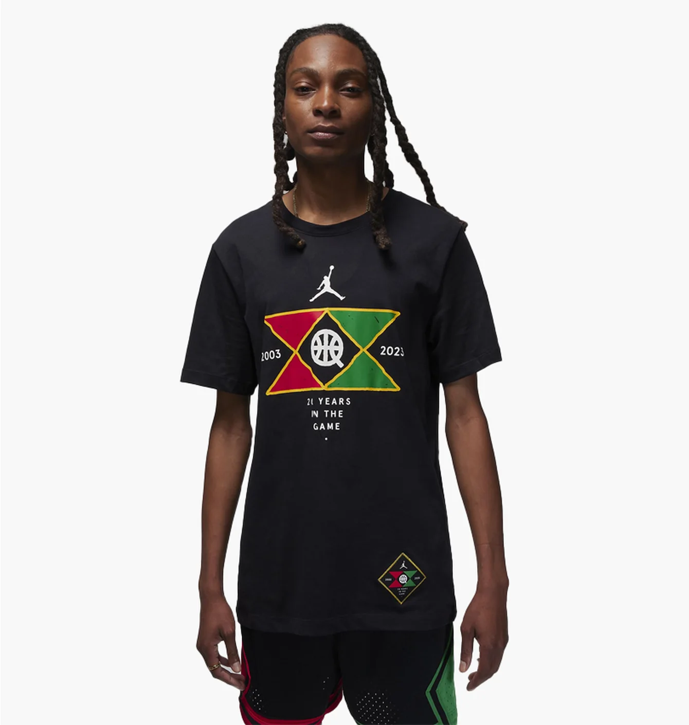 Футболка чоловіча Air Jordan T-Shirt Quai 54 Black FJ6984-010