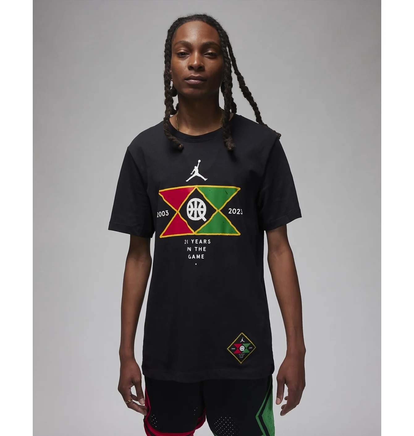 Футболка чоловіча Air Jordan T-Shirt Quai 54 Black FJ6984-010